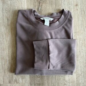 Athleta Seasoft Crewneck Sweatshirt- Smoky Rose